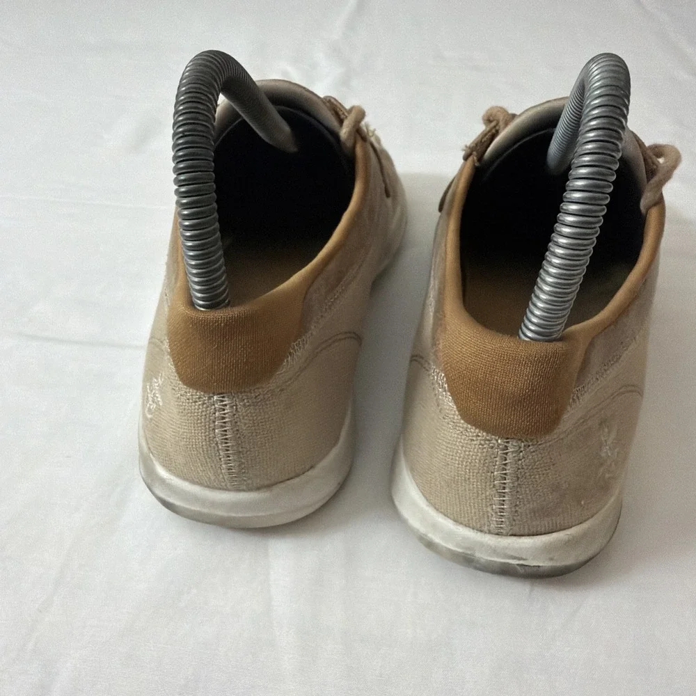 Skechers On-The-Go Lite Boat Shoes Womens 6.5 Tan Goga Max Deck 15430 Comfy Shoe